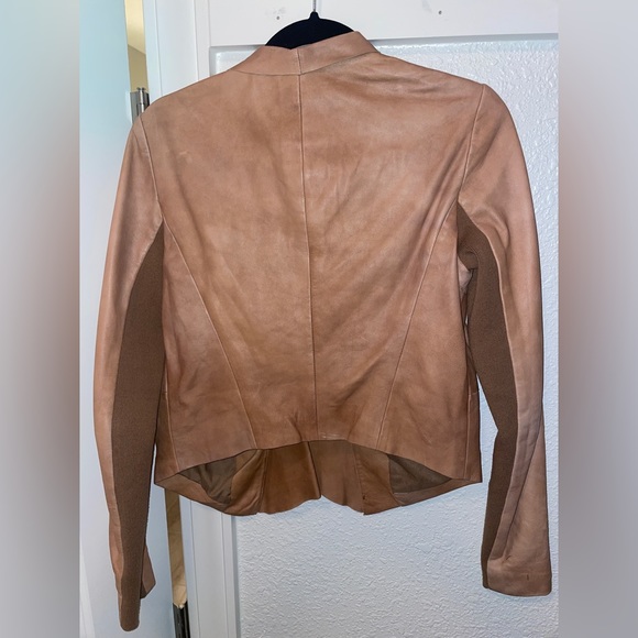 Cognac Trouvé Leather jacket - Picture 8 of 8